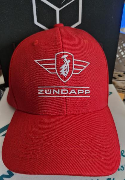 ZÜNDAPP Vintage Base Cap – Rot mit weißem Logo